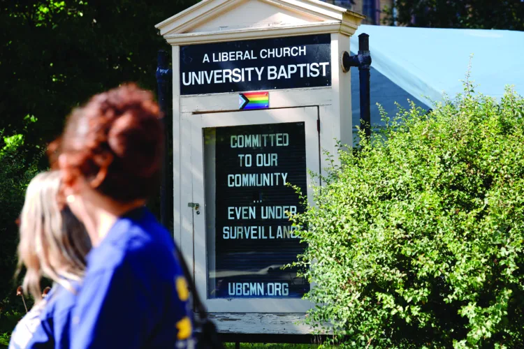 Minnesota churches roiled by legal battle over ICE surveillance and right to protest